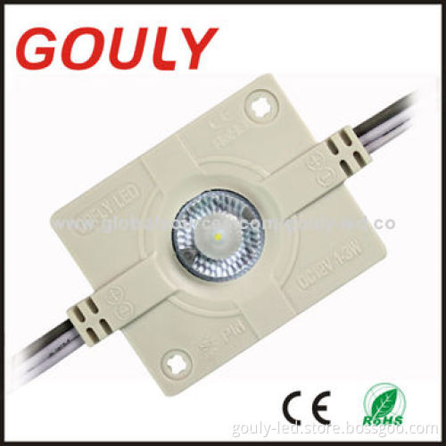 1W High-power Injection LED Module for LED Light Boxes with Waterproof, OEM Orders Welcomed
